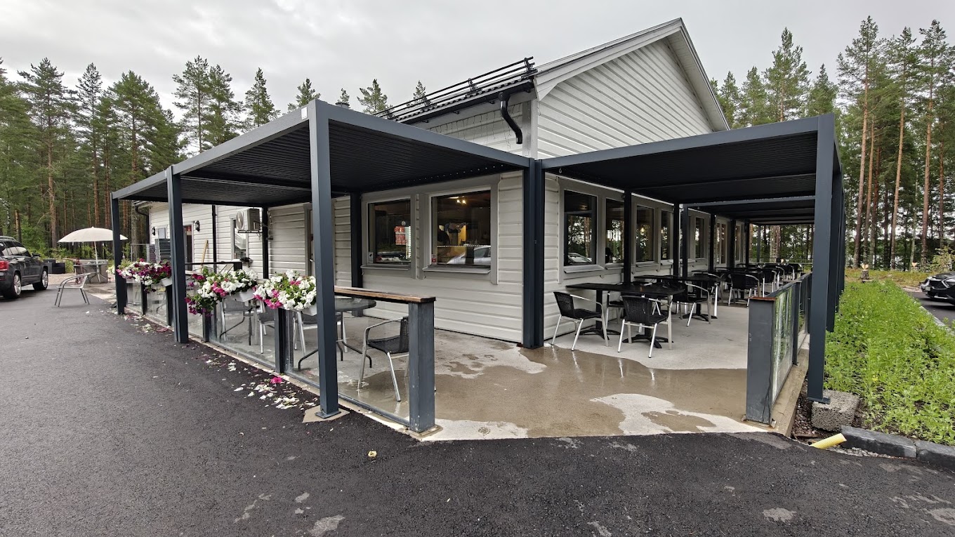 Aqua Restaurang med uteservering i Sandviken